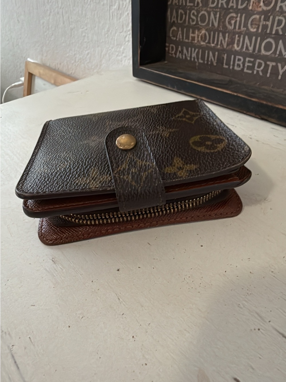 Louis Vuitton Monogram compact zip wallet Vintage - Picture 11 of 15